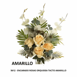 ENCARADO ROSAS ORQUIDEA TACTO