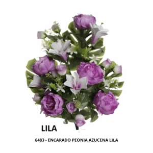 ENCARADO PEONIA AZUCENA LILA